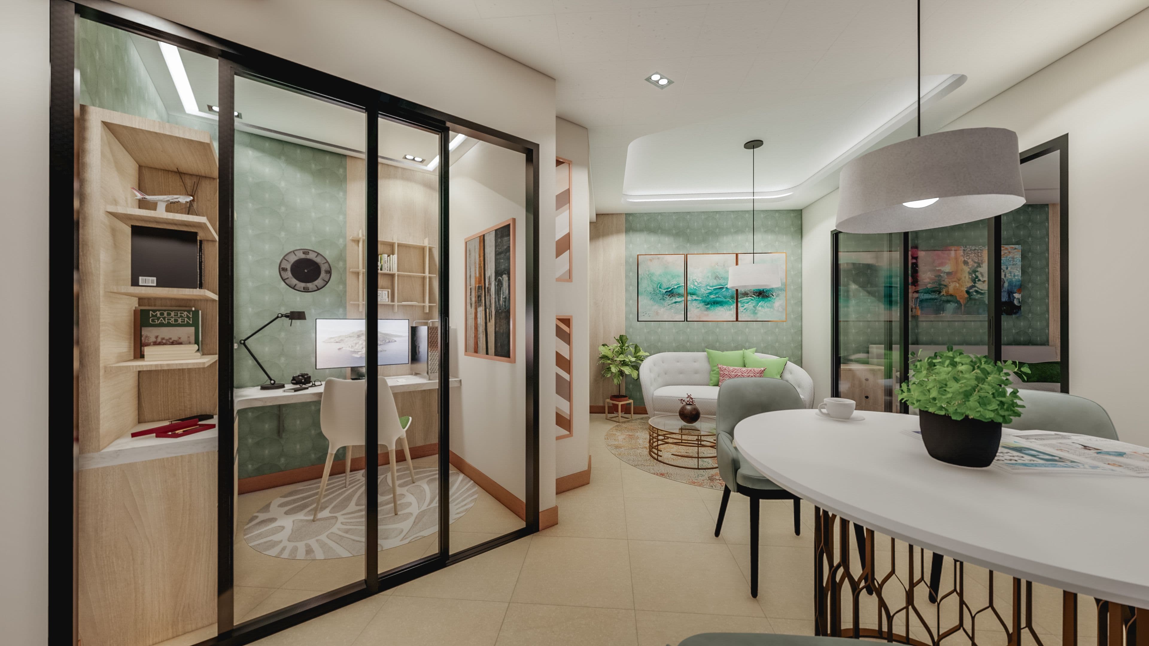 1-Bedroom w/ Den and Balcony